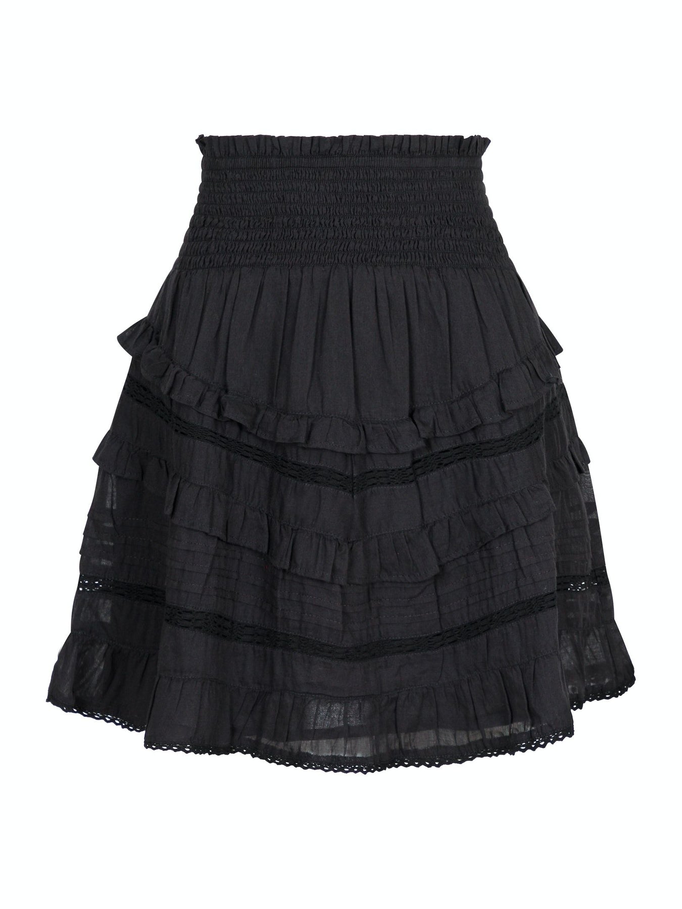 Donna S Voile Skirt - Black