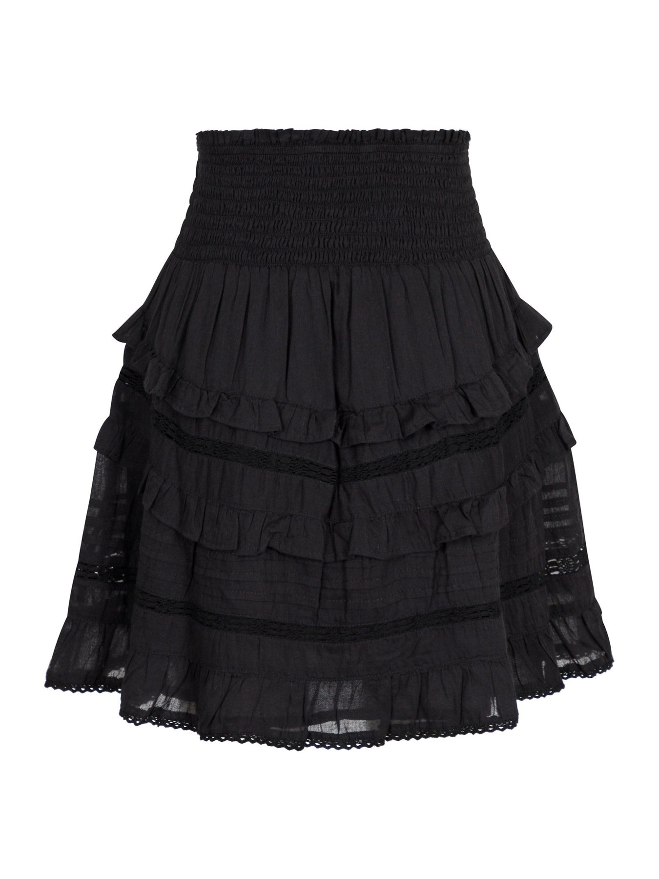 Donna S Voile Skirt - Black
