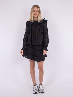 Donna S Voile Skirt - Black