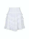Donna S Voile Skirt - White