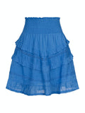 Donna S Voile Skirt - Blue