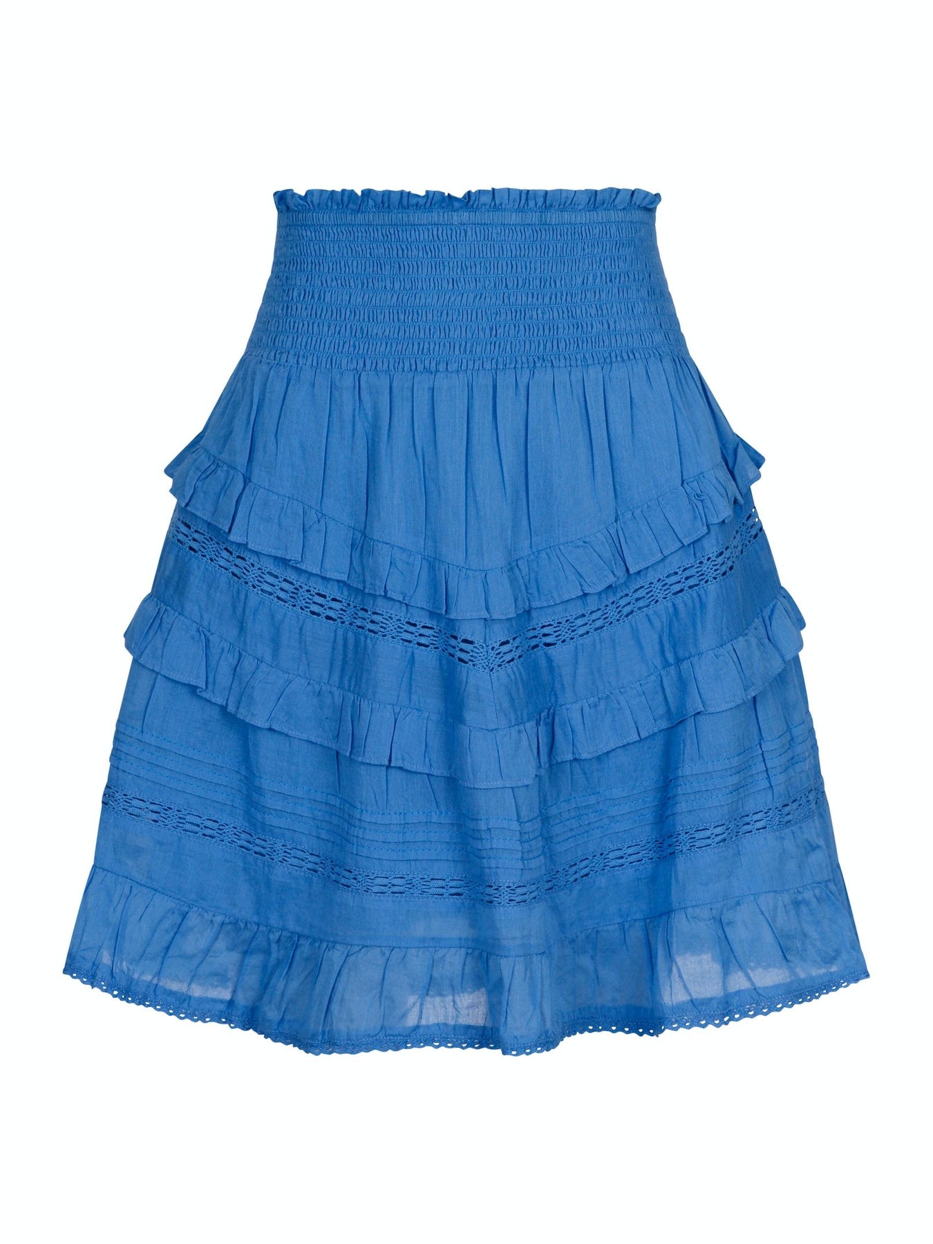 Donna S Voile Skirt - Blue
