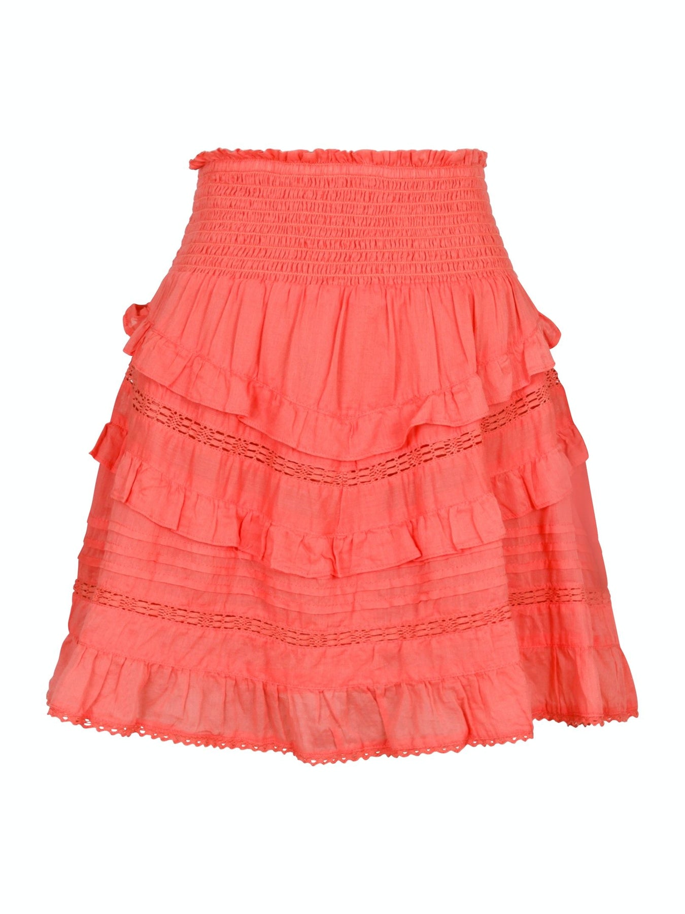 Donna S Voile Skirt - Coral