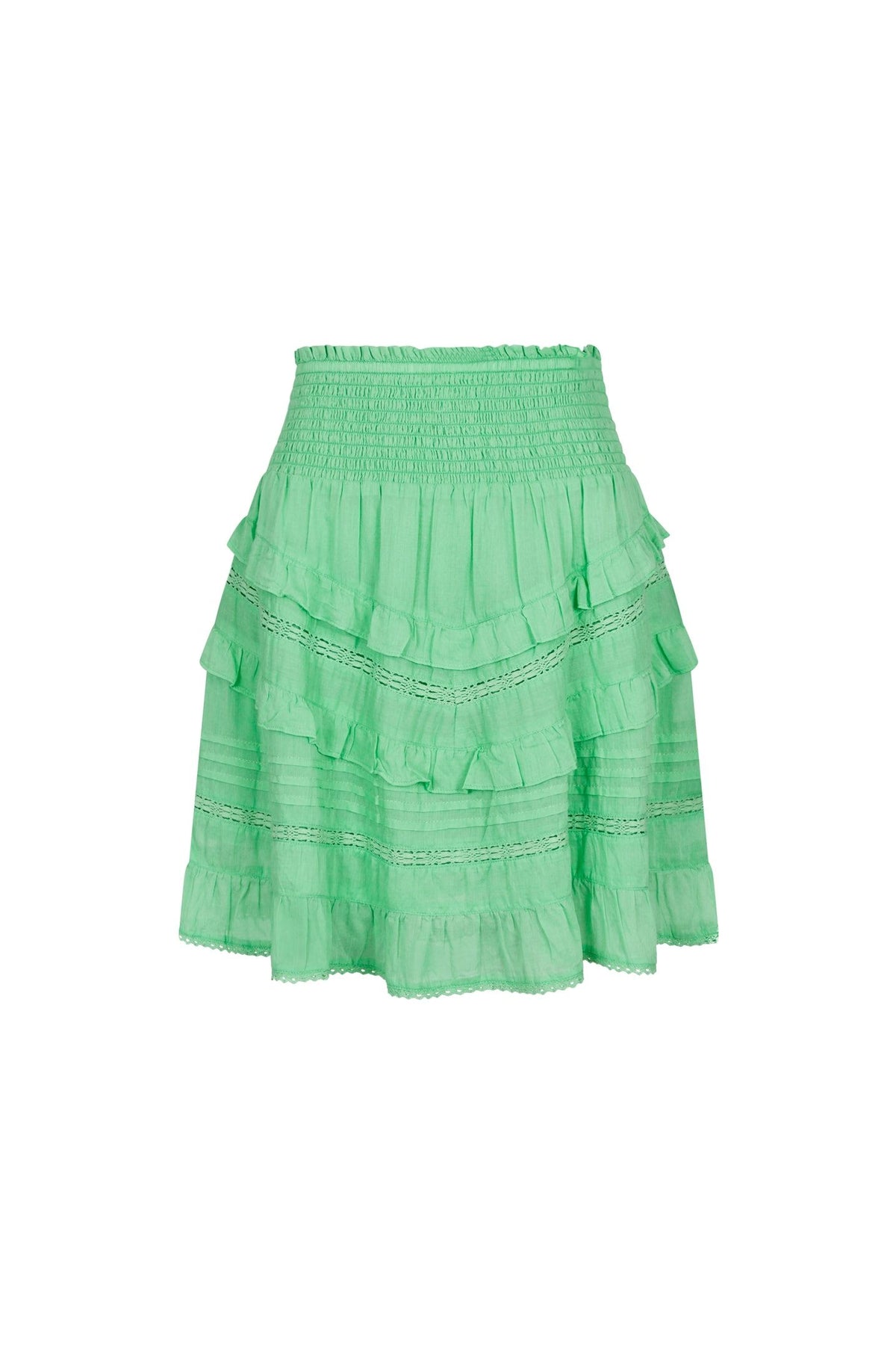 Donna S Voile Skirt - Apple Green