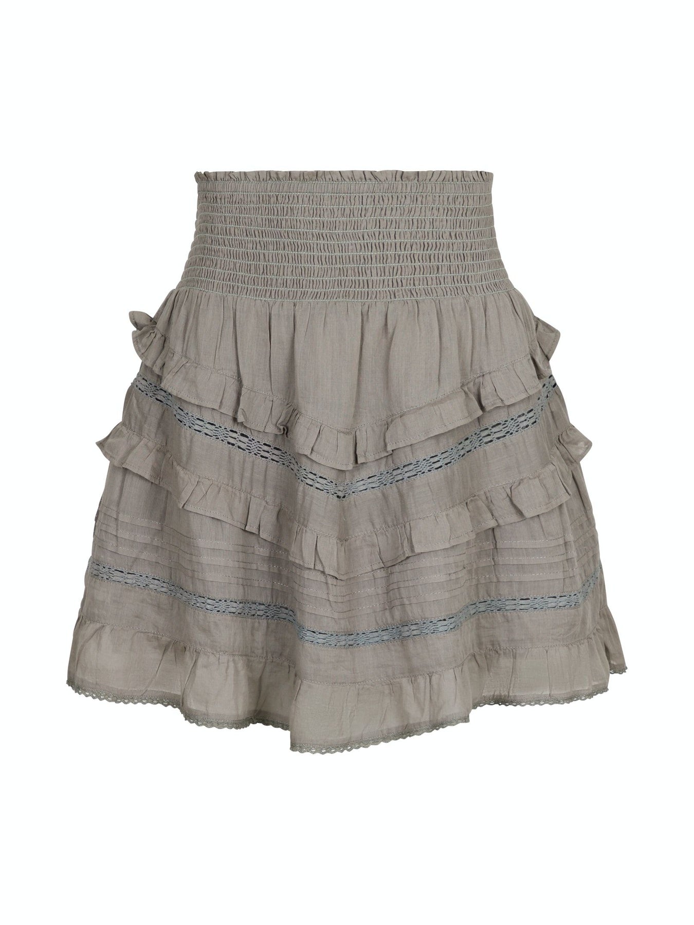Donna S Voile Skirt - Smoke Green