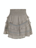 Donna S Voile Skirt - Smoke Green