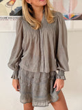 Donna S Voile Skirt - Smoke Green