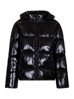 Fox Shine Puffer Jacket - Black