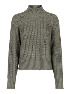 Dolce Knit Blouse - Smoke Green