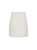 Helmine Check Boucle Skirt - Off White