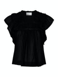 Jayla S Voile Top - Svart