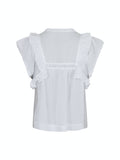 Jayla S Voile Top - Vit