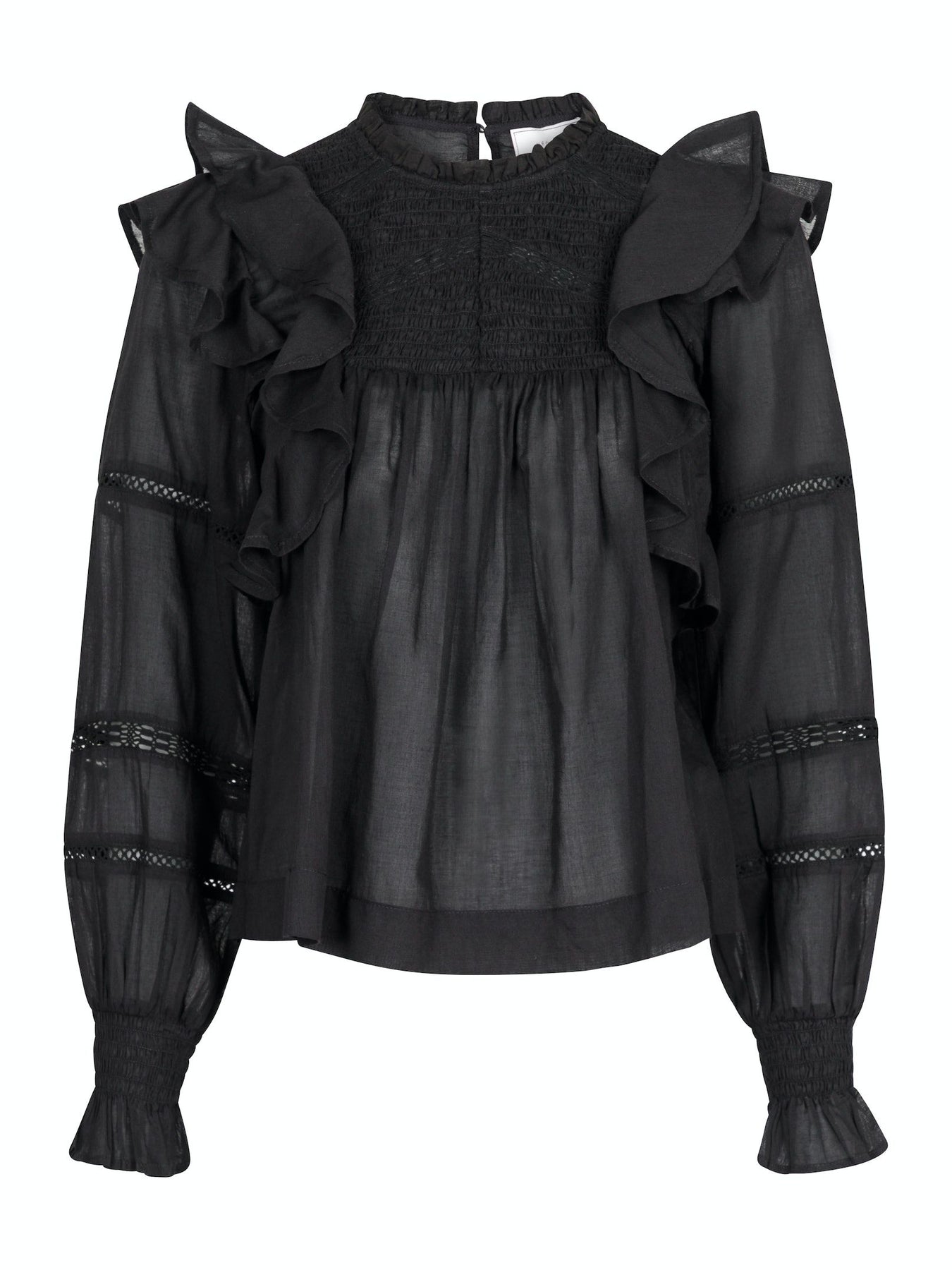 Sarna S Voile Blouse - Black