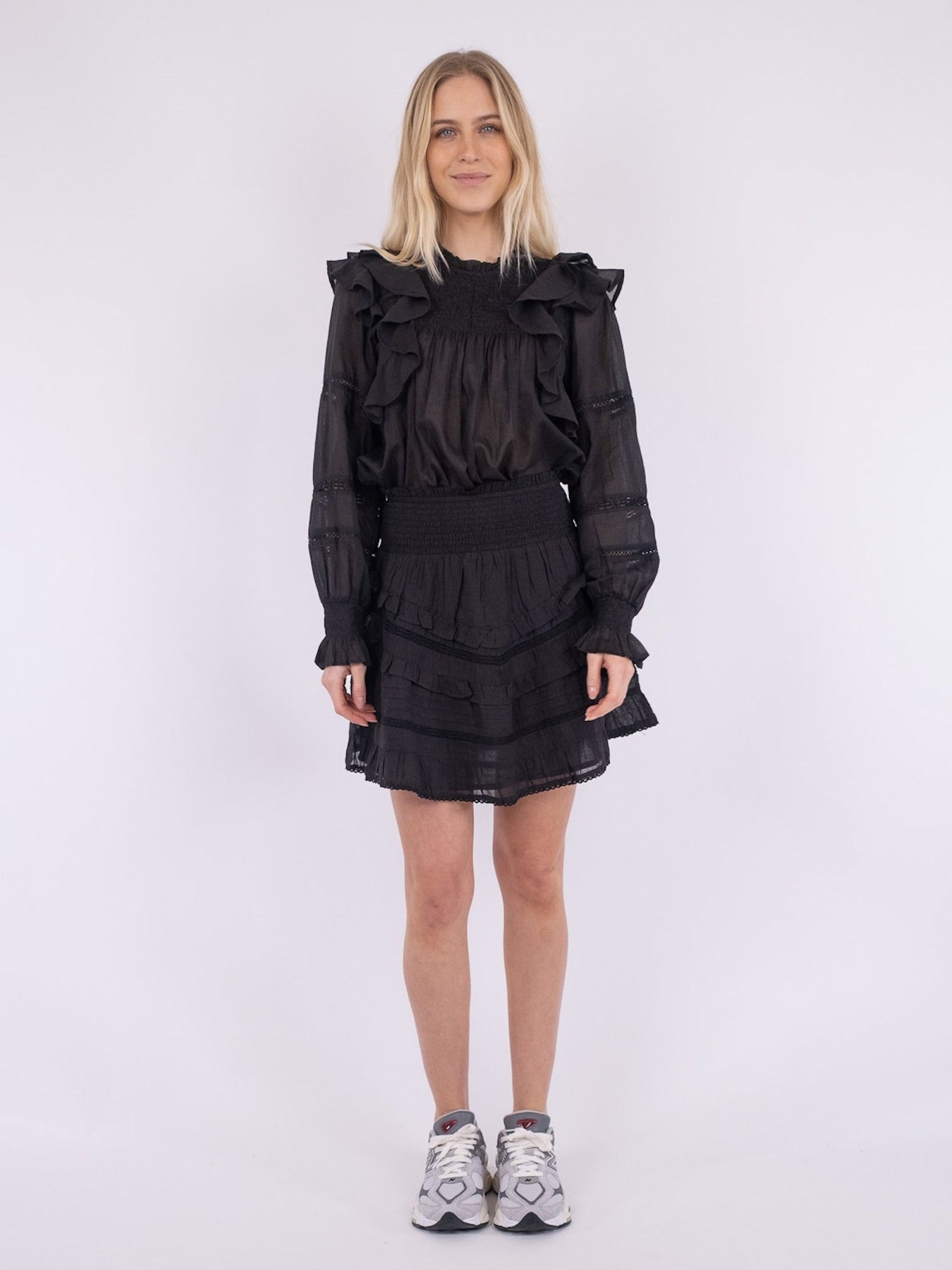 Sarna S Voile Blouse - Black