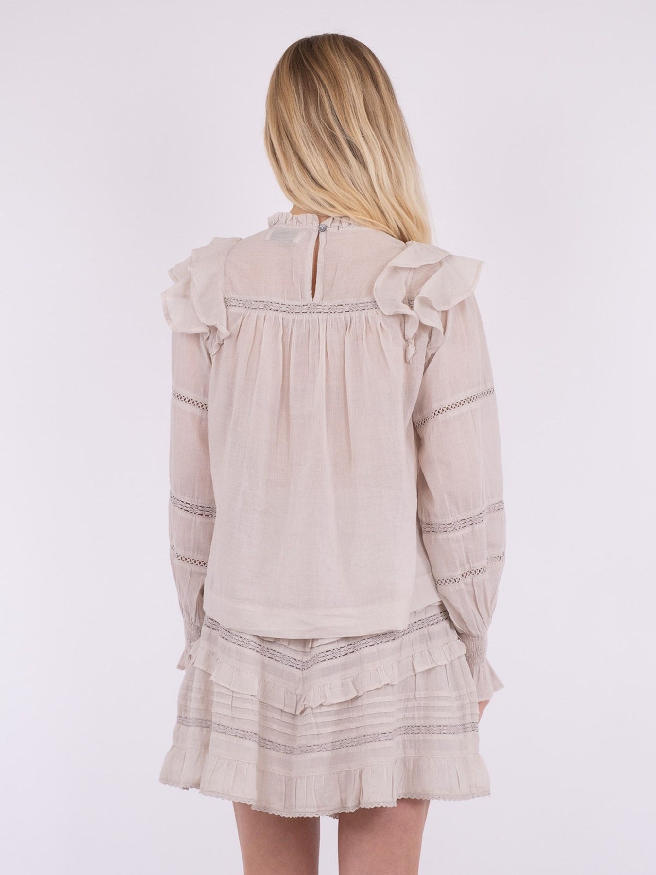 Sarna S Voile Blouse - Ivory