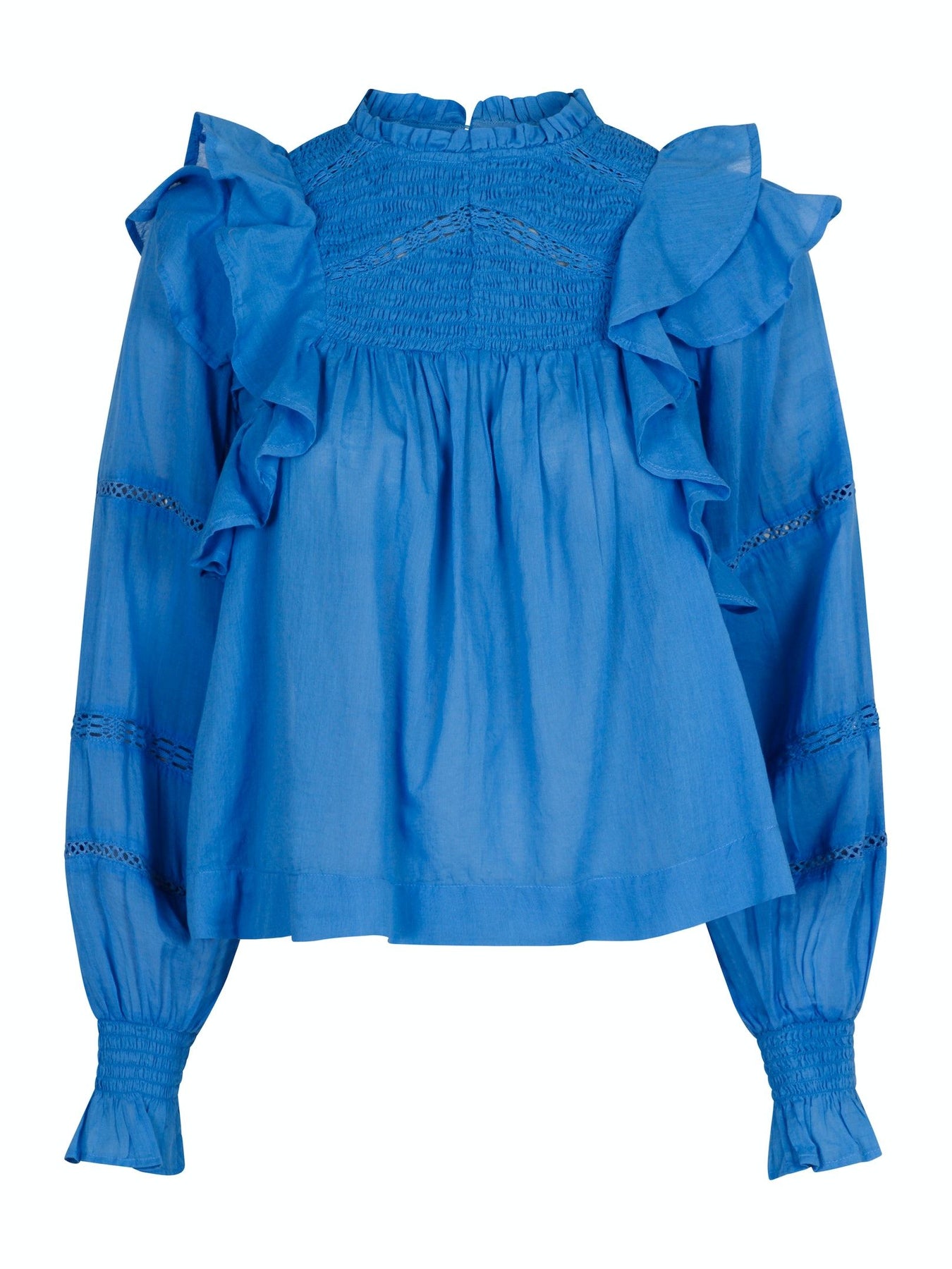 Sarna S Voile Blouse - Blue