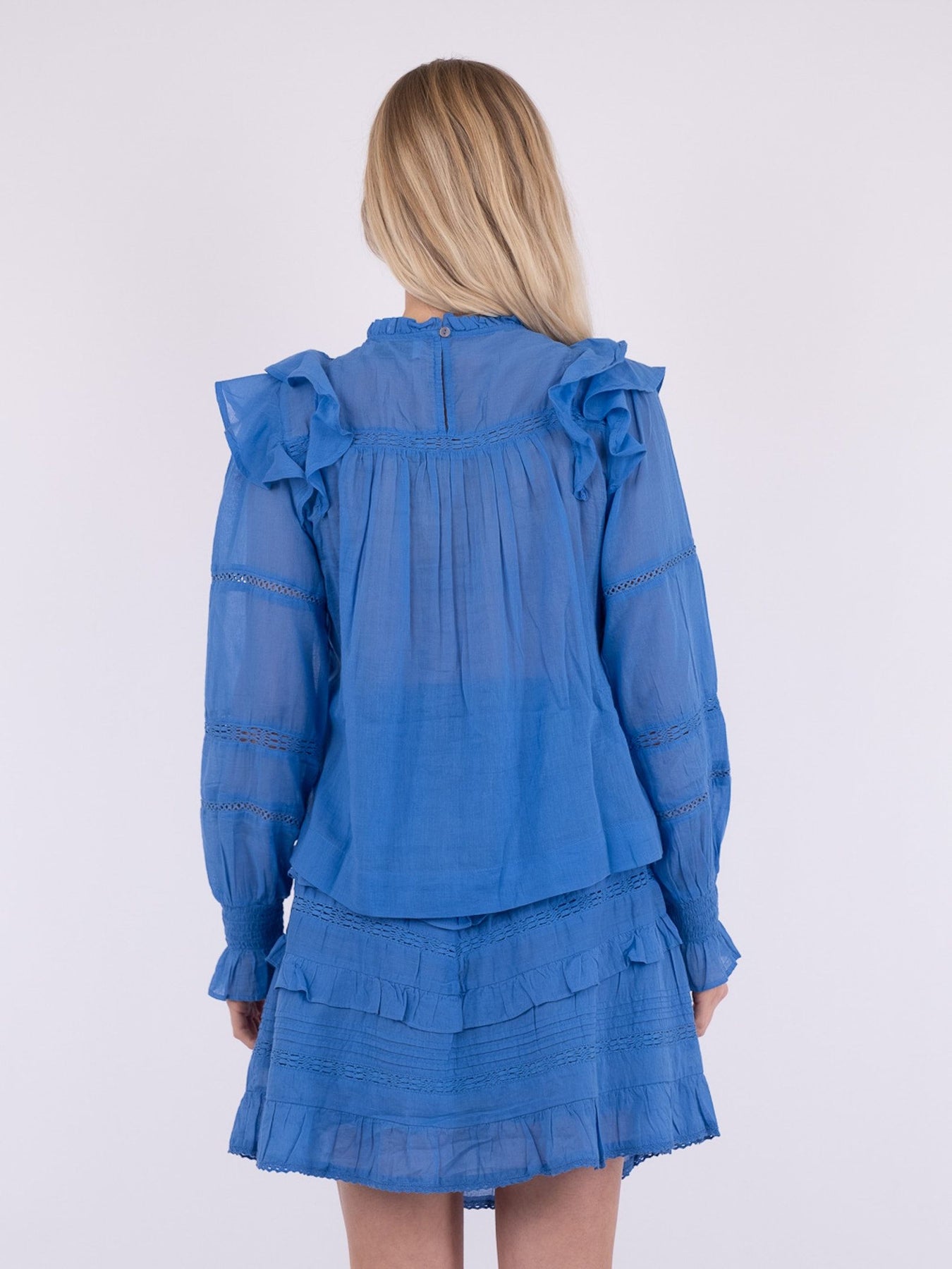 Sarna S Voile Blouse - Blue