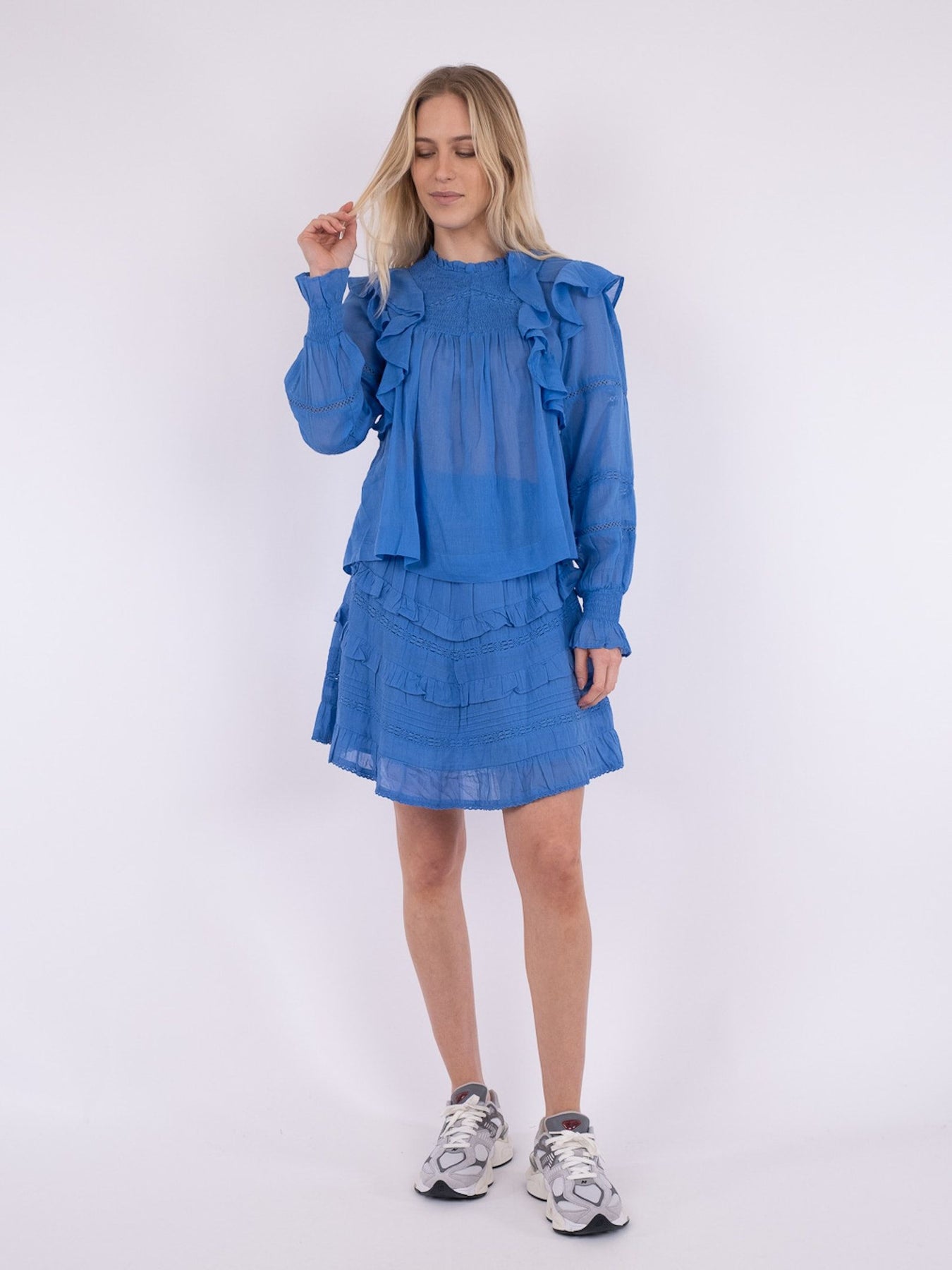 Sarna S Voile Blouse - Blue