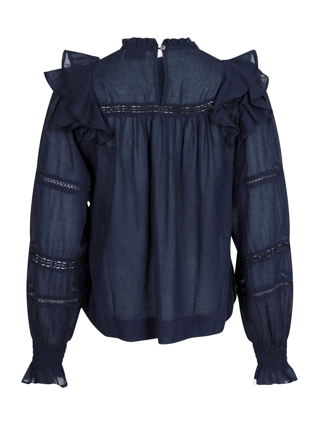 Sarna S Voile Blouse - Navy