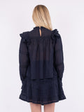 Sarna S Voile Blouse - Navy