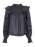 Sarna S Voile Blouse - Dark Grey