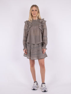 Sarna S Voile Blouse - Smoke Green