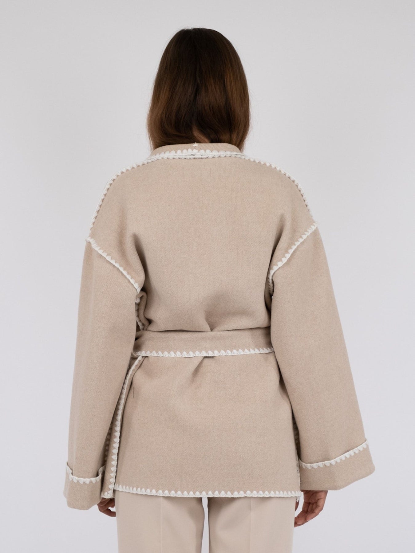 Frenchie Wool Jacket - Sand