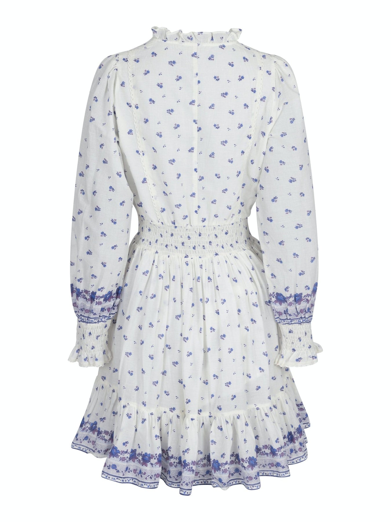 Daffodil S Belle Border Dress - Blue