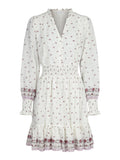 Daffodil S Belle Border Dress - Dusty Rose