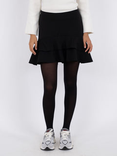 Kacie Woven Skirt - Black