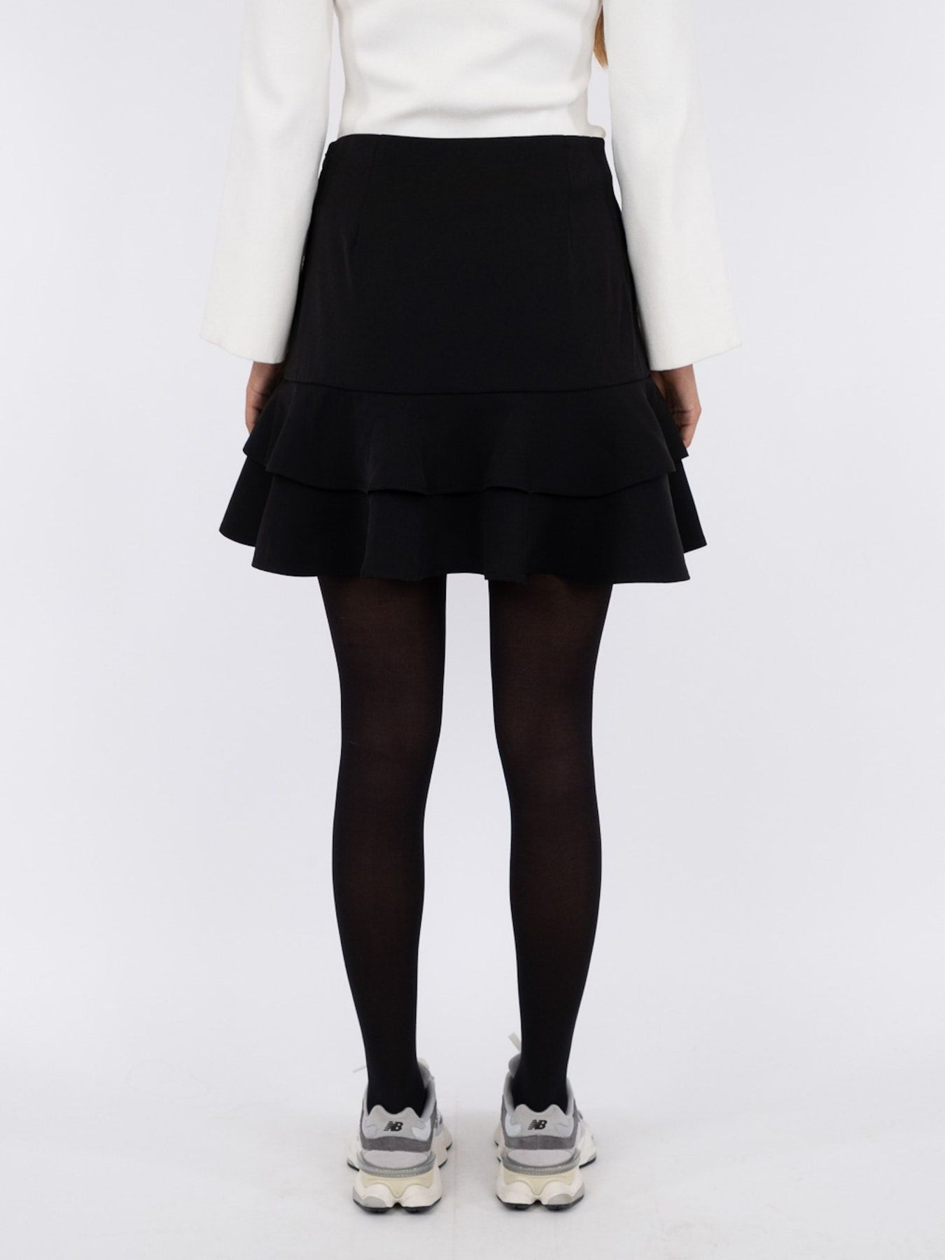 Kacie Woven Skirt - Black
