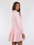 Latifa Mini Cord Dress - Powder