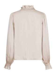Brielle Satin Blouse - Champagne
