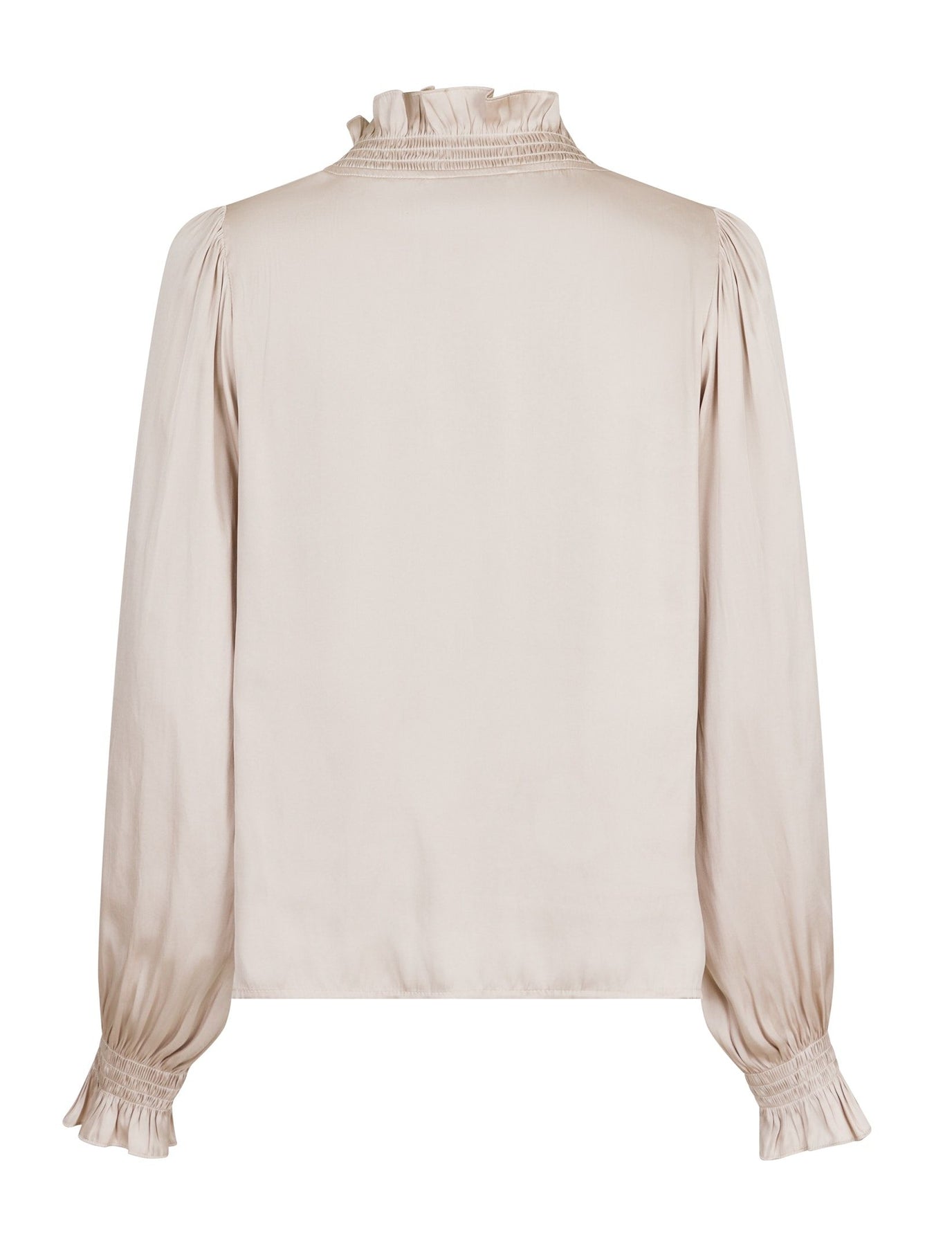 Brielle Satin Blouse - Champagne