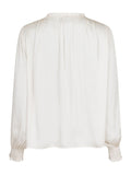 Lucie Satin Blouse - Off White
