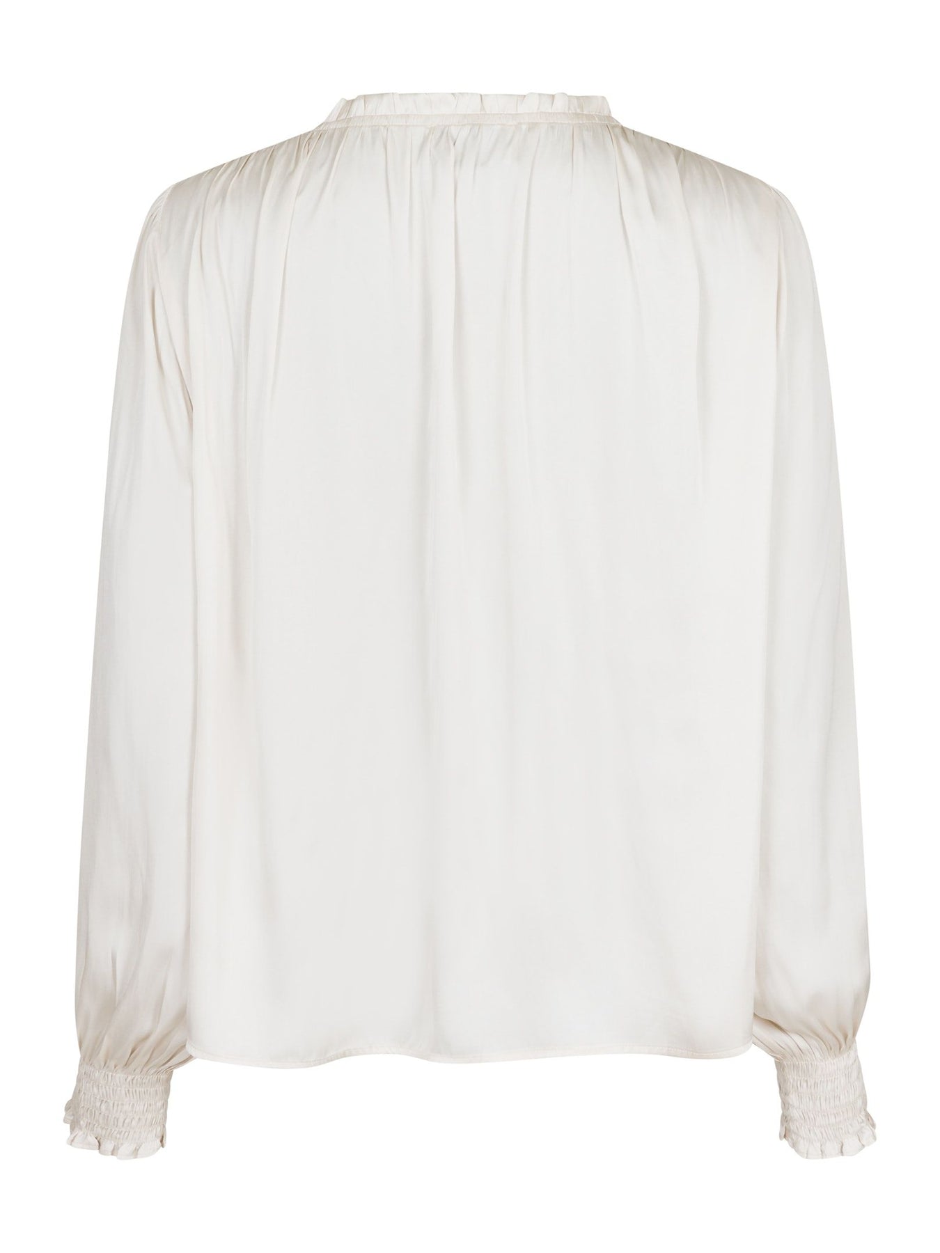 Lucie Satin Blouse - Off White