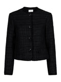 Helina Boucle Jacket - Black