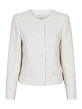 Helina Boucle Jacket - Off White