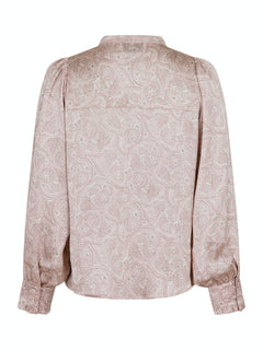 Zola Flowy Paisley Blouse - Dusty Rose