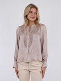 Zola Flowy Paisley Blouse - Dusty Rose