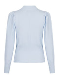 Aspen Knit Blouse - Light Blue