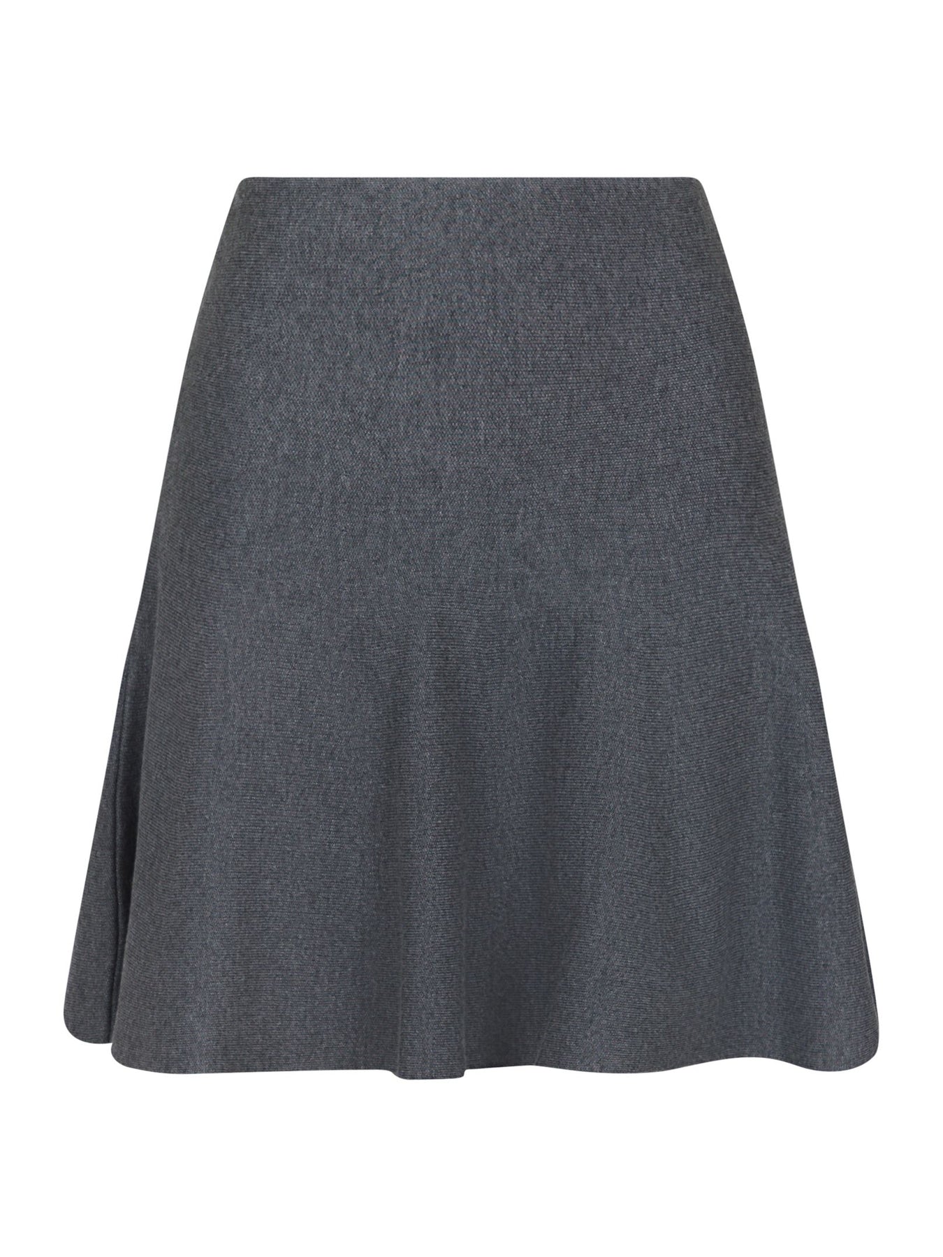 Hanna Knit Skirt - Grey Melange