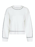 Detri Knit Blouse - Off White