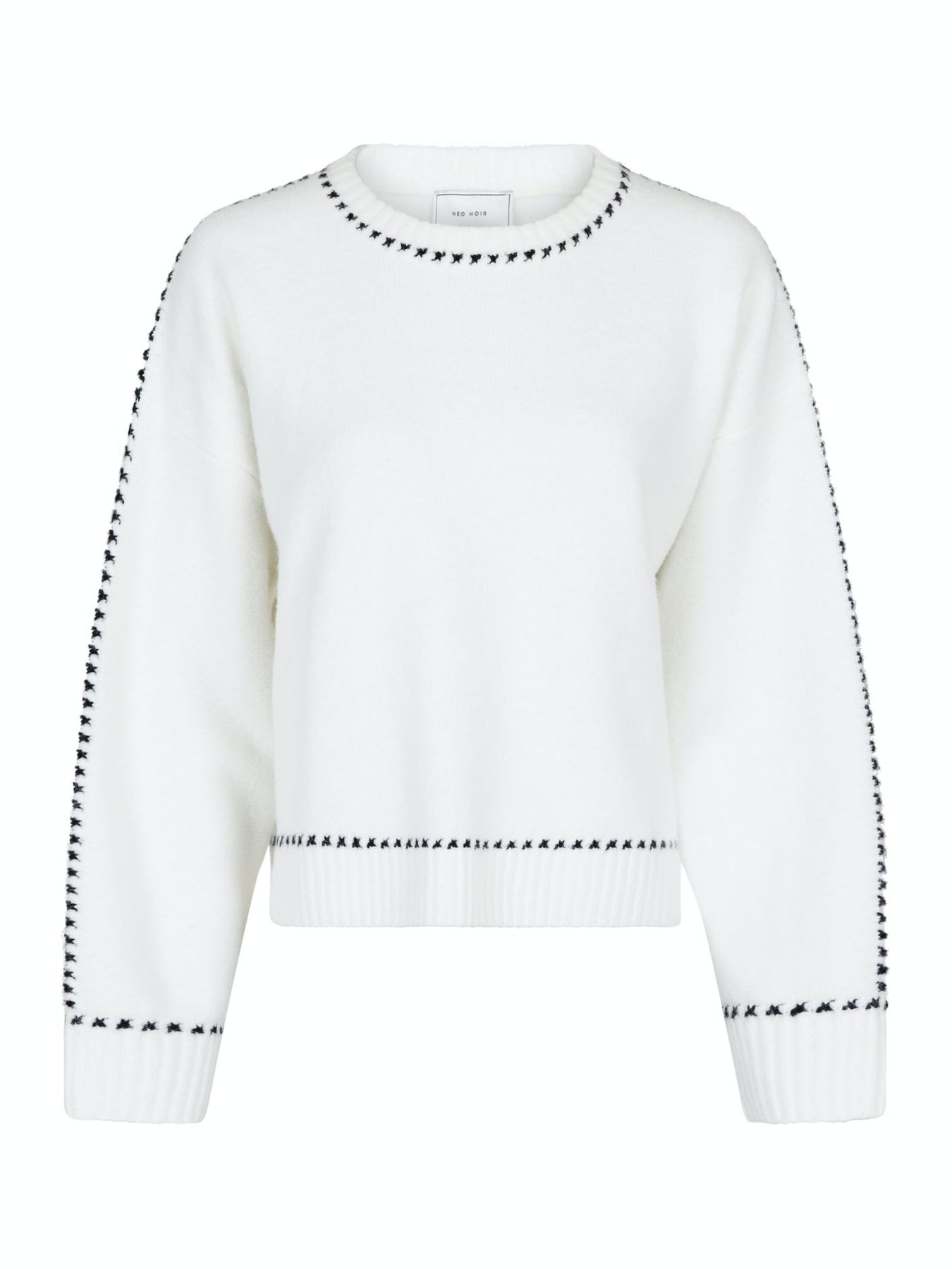 Detri Knit Blouse - Off White
