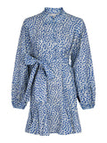 Althea S Simple IKAT Dress - Blue