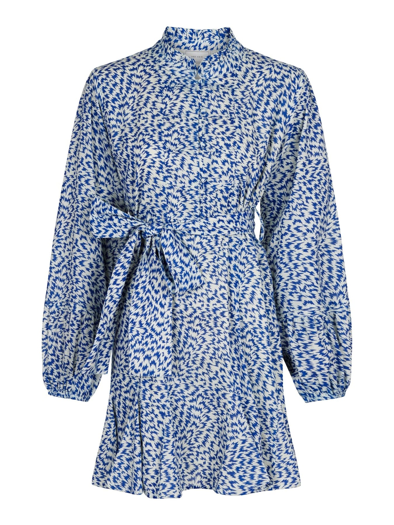 Althea S Simple IKAT Dress - Blue