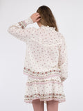 Seima S Belle Border Blouse - Dusty Rose