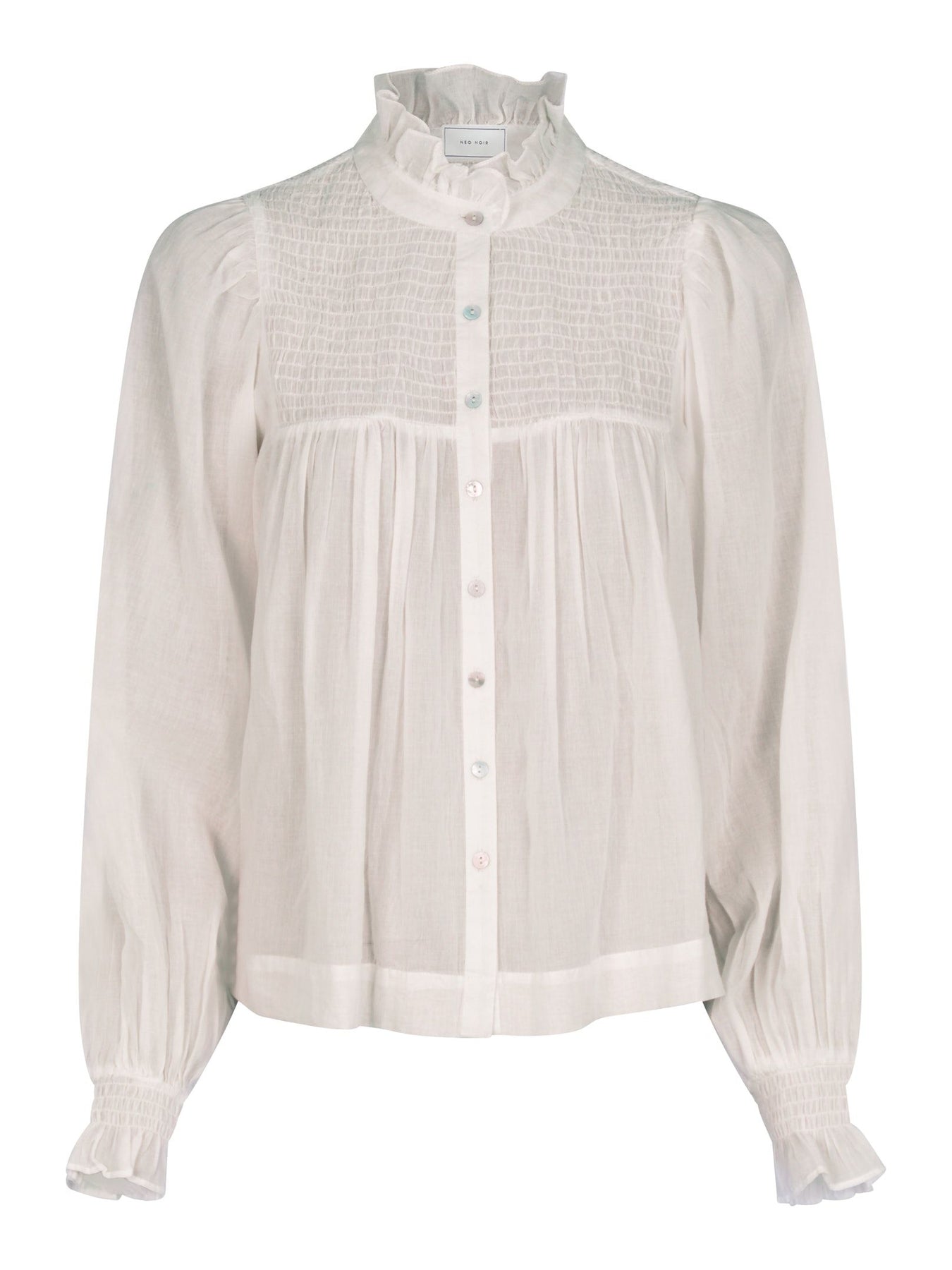Jill S Voile Blouse - Ivory