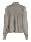 Jill S Voile Blouse - Smoke Green