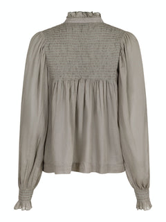 Jill S Voile Blouse - Smoke Green